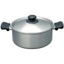 【対象ショップ限定 先着フラッシュクーポン】柳宗理 IH対応 両手鍋 浅型 22cm 31303(つや消し) 31303