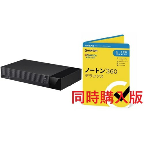 バッファロー(BUFFALO) HDV-SAM3.0U3-BKA 3TB + ノートン 360 デラックス 同時購入1年版