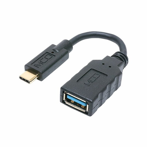 ミヨシ USA-10G2C/SS USB変換ケーブル USB A - USB Type-C オス 5cm