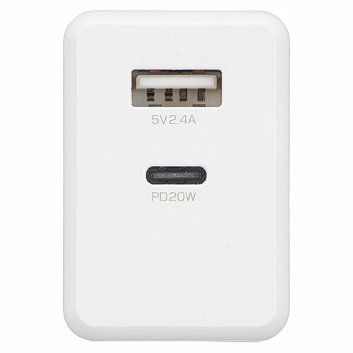 オーム電機 OHM MAV-AP2U30-W 01-7147 AudioComm AC充電器 PD対応 TypeA＋TypeC MAVAP2U30W 2