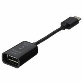 樂天商城 - ナカバヤシ ZUH-CAR201BK ブラック USB2.0 A-C変換ケーブル 0.1m ZUHCAR201BK