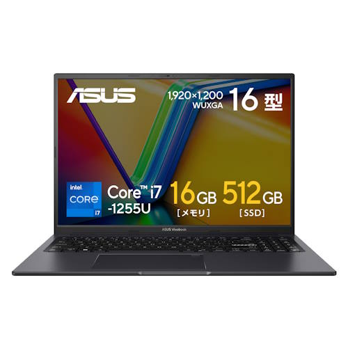 ASUS() K3604ZA-MB032W Vivobook 16X 16 Core i7/16GB/512GB/WPS ǥ֥å