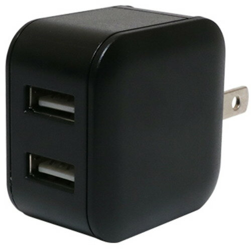 ミヨシ MBPUS03BK(ブラック) 2.4A 2ポートUSB 充電器 海外充電対応 ミヨシ MBPUS03BK(ブラック) 2.4A 2ポートUSB 充電器 海外充電対応