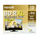 マクセル maxell BRV100WPE.10S 録画用 BD-R XL 3層 100GB 1回録画 プリンタブル 4倍速 10枚 BRV100WPE10S