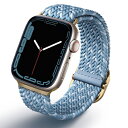 j[N UNIQ UNIQ-41MM-ASPDECBLU(CERULEAN BLUE) Apple Watch 38/40/41mm BRAIDED STRAP UNIQ41MMASPDE