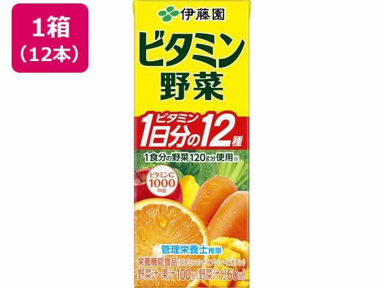 伊藤園 ビタミン野菜 200ml×24本[代引不可]