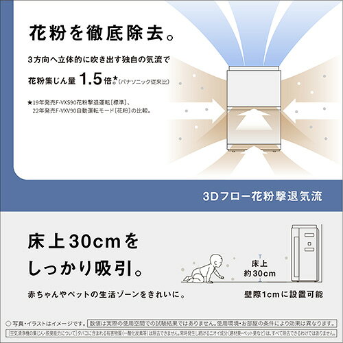 【長期5年保証付】パナソニック Panasonic F-VXW70-TM 木目調 ナノイーX 加湿空気清浄機 空清31畳/加湿19畳 FVXW70TM