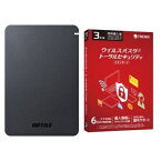 バッファロー(BUFFALO) HD-PGF2.0U3-BBKA 2TB + ウイルスバスター TSS 3年版 同時購入用セット