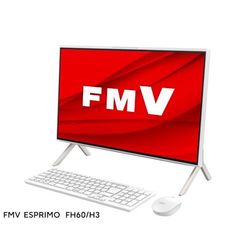 Ĺݾաٻ FUJITSU FMVF60H3W ESPRIMO FH 23.8 Ryzen 5/8GB/512GB/Office+365 ۥ磻 FMVF60H3W