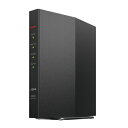 バッファロー BUFFALO WSR-3000AX4P-BK(ブラック) AirStation Wi-Fi 6 対応ルーター スタンダードモデル WSR3000...