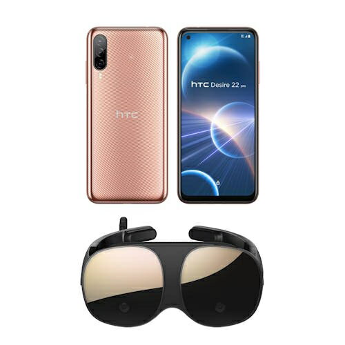 HTC 【VRスタートセット】VIVE Flow VRグラス+Desire 22 pro チェリーブロッサム SIMフリースマホ FLOWDESIREPK HTC 【VRスタートセット】VIVE Flow VRグラス+Desire 22 pro チェリーブロッサム SIMフリースマホ FLOWDESIREPK