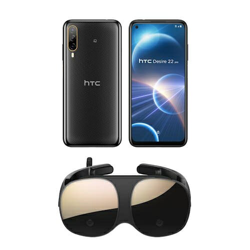 HTC 【VRスタートセット】VIVE Flow VRグラス+Desire 22 pro ダークオーク SIMフリースマホ HTC 【VRスタートセット】VIVE Flow VRグラス+Desire 22 pro ダークオーク SIMフリースマホ