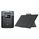 EcoFlow DELTA 2 Max 2048Wh SOLAR400W-JP 400Wソーラーパネルセット