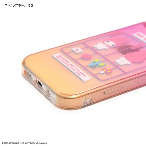 グルマンディーズ gourmandis SANG-349-MM マイメロディ サンリオキャラクターズ iPhone15 / 14 / 13 対応 ソフトケース SANG349MM