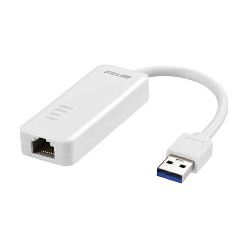 バッファロー BUFFALO LUA5-U3-AGTE-WH(ホワイト) USB 3.2(Gen1) USB Type-A対応LANアダプター LUA5U3A..