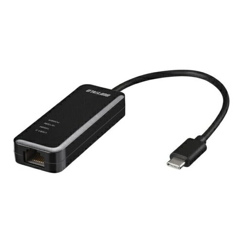 バッファロー BUFFALO LUA5-U3-CGTE-BK(ブラック) USB 3.2(Gen1) USB Type-C対応LANアダプター LUA5U3C..