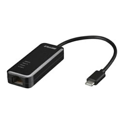 バッファロー BUFFALO LUA5-U3-CGTE-BK(ブラック) USB 3.2(Gen1) USB Type-C対応LANアダプター LUA5U3CGTEBK