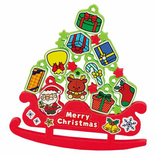 アーテック サンタといっしょにプレゼント運び 21175 クリスマス プレゼント バランスゲーム ひも通し EVA素材 景品 ミニゲーム 室内遊び 対決