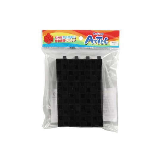 樂天商城 - アーテック Artecブロック 基本四角 24p 黒 77754 おもちゃ 玩具 知育 学習 室内 遊び ブロック 部品 パズル 創造力 子ども