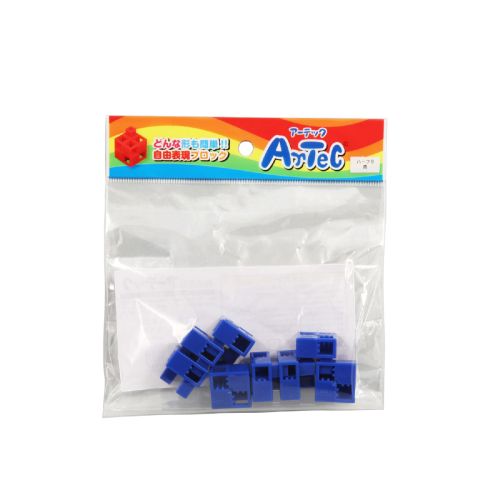 アーテック Artecブロック ハーフB 8p 青 77778 おもちゃ 玩具 知育 学習 室内 遊び ブロック 部品 パズル 創造力 子ども ebest-12804622 イーベストPC・家電館 パッケージ画像
