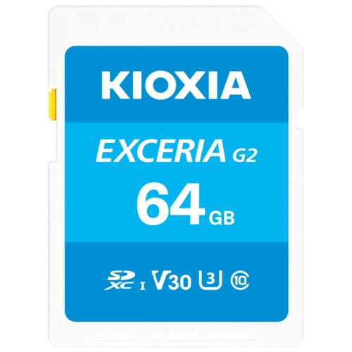 キオクシア KIOXIA EXCERIA G2 KSDU-B064G SDXC UHS-I メモリカード 64GB KSDUB064G