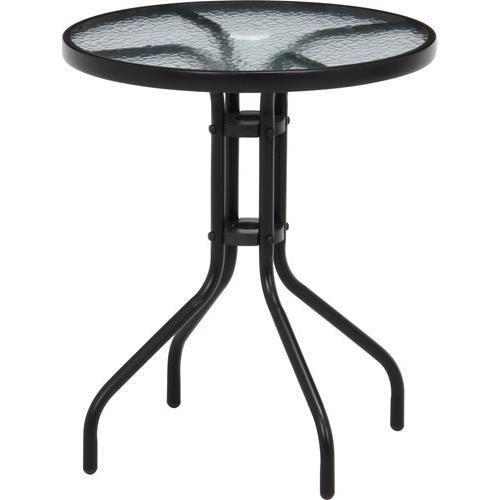 不二貿易 【組立品】ガラステーブルBK FBC−01 ブラック【代引・日時指定・キャンセル不可・北海道沖縄離島配送不可】