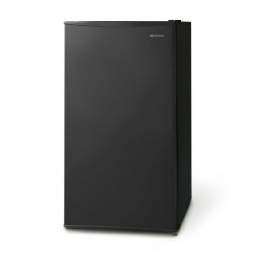 【長期保証付】アイリスオーヤマ Iris Ohyama IRJD-9A-B(ブラック) 1ドア冷蔵庫 93L 右開き 幅472mm IRJD9AB