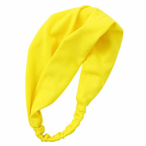 アーテック カラー ヘアーターバン 黄 18151 運動会 発表会 応援 応援団 チーム ダンス 装飾 衣装 祭 ヘアバンド はちまき
