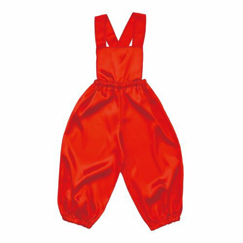 アーテック ソフトサテンサロペットパンツ Cサイズ レッド 18280 発表会 学芸会 お遊戯会 劇 園 学校 素材 衣装 装飾 ダンス サテン パンツ