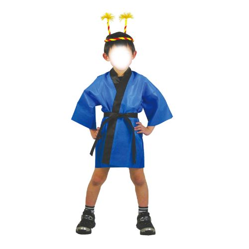 アーテック カラー不織布ハッピ 子供用 J 青 1289 夏休み 夏祭り お祭り イベント 運動会 発表会 衣装 ハッピ 仮装