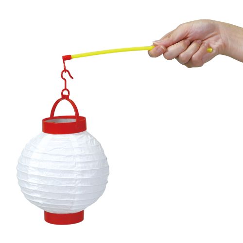 アーテック LED付ちょうちん 持ち手付 55908 工作 ちょうちん 手作り お絵かき 祭 無地 LED 手持ち イベント 夏