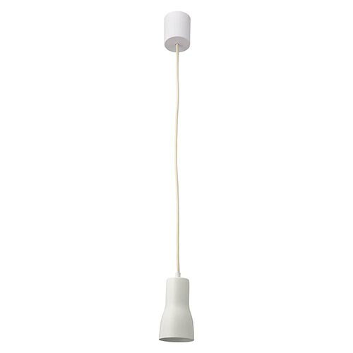 オーム電機 OHM LT-YSE26-W ホワイト ペンダントライト 筒型セード 電球別売 06-41...