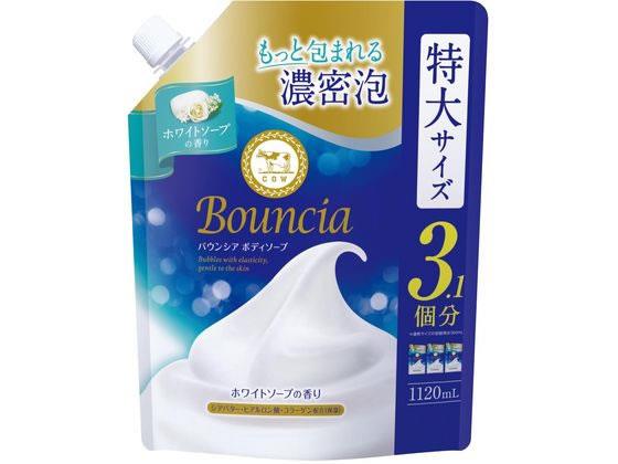 우유 비누 바운시아 바디 비누 화이트 비누 향 리필 1120mL [대인 불가]