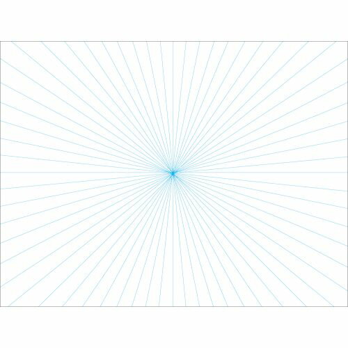 アーテック 一点透視シートA4 10枚組 13140 美術　一点透視　イラスト　透視法　アナログ　補助線　用紙　作画　中学　高校