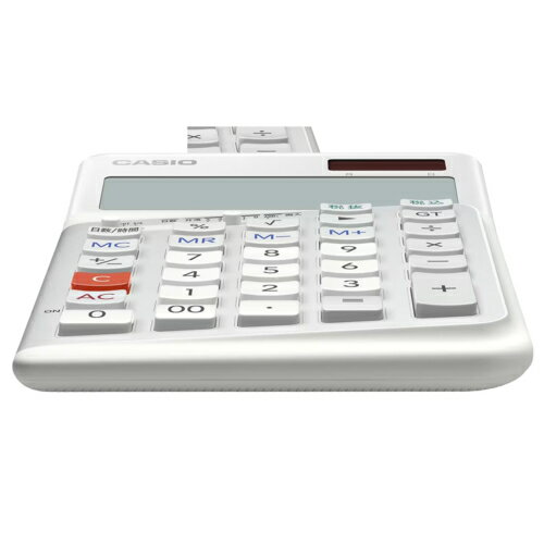 【長期保証付】CASIO カシオ JE-12D-L-WE 人間工学電卓 左手用 12桁 JE12DLWE