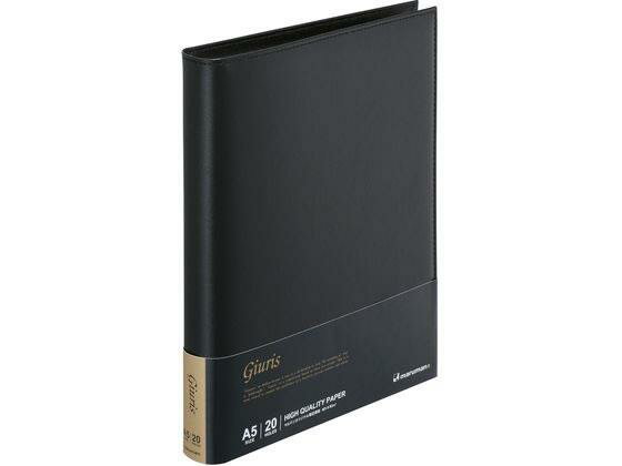 ↑↑↑正確な在庫状況は上記バナー「在庫状況を確認する」をクリックして頂き、必ずご確認ください。&nbsp;&nbsp;【代引不可商品】仕入先よりお客様宅へ直送手配いたします商品です。そのため代引きは対応致しかねます。大人のビジネスバインダー「Giuris（ジウリス）」上質な質感、使いやすさを求めたカバーファイル。・名刺やカードを収納できるスリットとペンホルダー。・ラミネート加工を施した、丈夫な8山のインデックス。・万年筆と相性のよい「ジウリスルーズリーフ」が付属。●用紙サイズ：A5サイズ（230×191mm）●カラー：ブラック●素材：PVC（カバー）●用紙：筆記用紙90g／m2●本文：30枚（ジウリスルーズリーフ 7mm横罫20枚／ジウリスルーズリーフ 5mm方眼罫10枚）／オリジナルラミネートタブインデックス8山付上質を楽しむ。まるで自分の分身のようにしっくりとくるパーソナルステーショナリーをめざして。ひとつ上の質感、デザイン、使いやすさを極めました。しなやかで丈夫なカバー、美しいインデックス、心地よく書ける用紙など。使うたびに発見する細部へのこだわりが、持つ人の満足を深めます。最高の書き心地特に万年筆との相性が良好で、厚み、滑らかさ、インク吸収力など、満足な書き心地を実感頂ける仕上がりに。インデックス丈夫なラミネート加工を施したラミネートタブインデックス。使いやすさカードポケット、ペンホルダーとバインダーとしての基本的な使いやすさを大切に設計しています。※メーカーの都合により、パッケージ・仕様等は予告なく変更になる場合がございます。