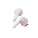 エレコム(ELECOM) LBT-TWS17CSPN(マカロンピンク) ワイヤレスイヤホン Bluetooth5.3 低遅延 タッチセンサー AAC対応