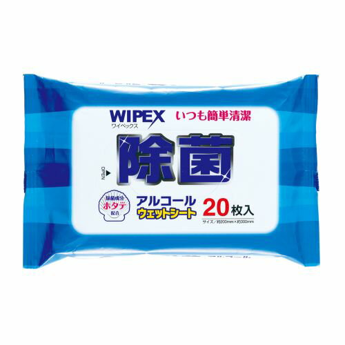 アーテック 大成薬品工業 株 ワイペックス ホタテ除菌アルコールウェットシート20枚入30組 51390 衛生..