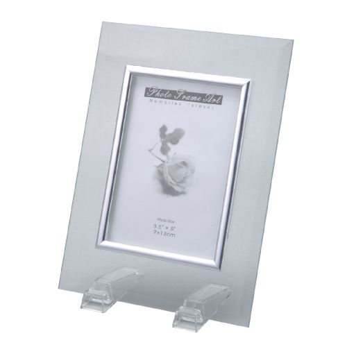 アーテック ガラスフォトフレーム 13218 写真 メッセージ プレゼント 記念品 飾り 装飾 フォトフレーム 写真立て 置き型 縦 横 ガラス