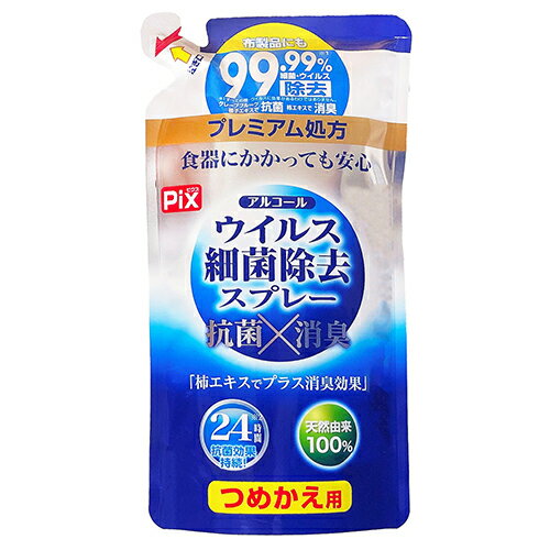 ライオンケミカル ピクスアルコールウイルス除去スプレーつめかえ用 350ml