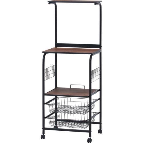 樂天商城 - 不二貿易 【組立品】 レンジワゴン FBC−03−1 BK／BR 14637