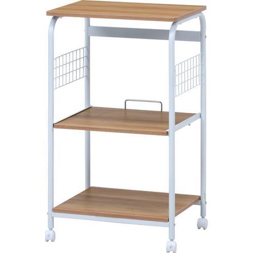 樂天商城 - 不二貿易 【組立品】 レンジワゴン FBC−03−2 WH／NA 14640