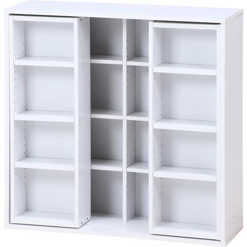不二貿易 【組立品】 ダブルスライドラック ホワイト DS9090WH 87012 86031
