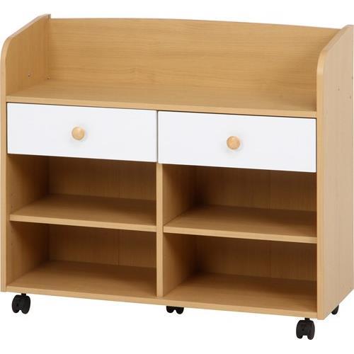 【対象ショップ限定 先着フラッシュクーポン】不二貿易 【組立品】 NORM ランドセルラック NA×WH 97606