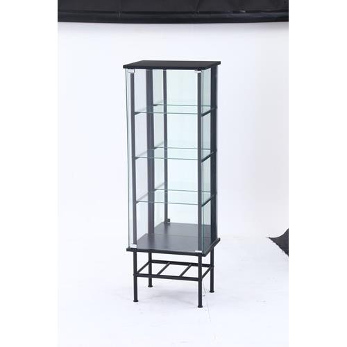 【対象ショップ限定 先着フラッシュクーポン】不二貿易 【組立品】レグラス コレクションケース スタンド 4段 ミラータイプ BK 99499(3.0)
