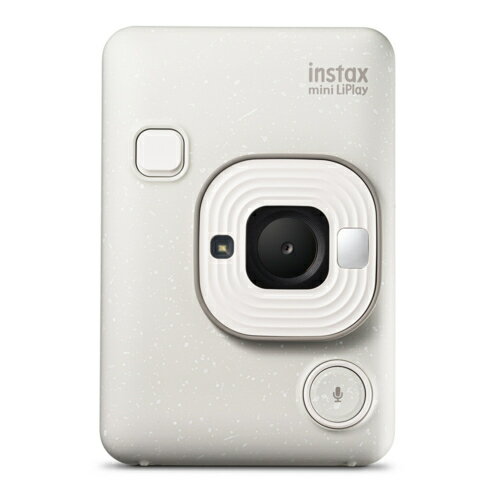 【長期保証付】富士フイルム(FUJIFILM) チェキ instax mini LiPlay ミスティーホワイト ハイブリッドインスタントカメラ
