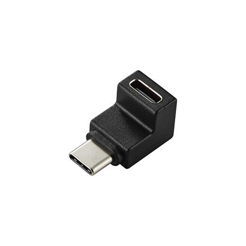 エレコム(ELECOM) AD-CFCML02BK(ブラック) USB-C L字変換アダプタ 縦向き PD 60W エレコム(ELECOM) AD-CFCML02BK(ブラック) USB-C L字変換アダプタ 縦向き PD 60W