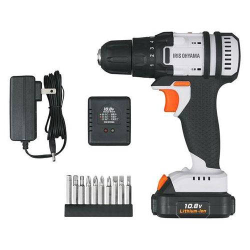 【長期保証付】アイリスオーヤマ Iris Ohyama JCDBL35 ホワイト 充電式ドライバドリル JCDBL35(4.0)