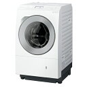 【標準設置料金込】【長期5年保証付】パナソニック(Panasonic) NA-LX127DR-W(マットホワイト) 洗濯乾燥機 右開き 洗濯12kg/乾燥6kg