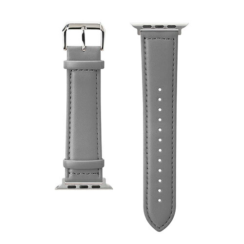 樂天商城 - PGA PG-AW49PU02GY グレー Apple Watch 49/45/44/42mm用 PUレザーバンド PGAW49PU02GY